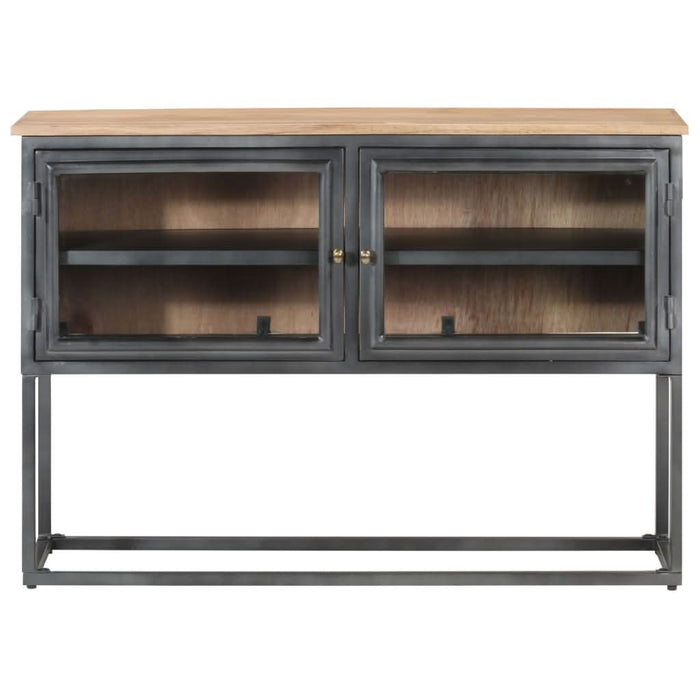 Servantă, 100x30x70 cm, gri, lemn masiv de acacia - WALTI WALTI