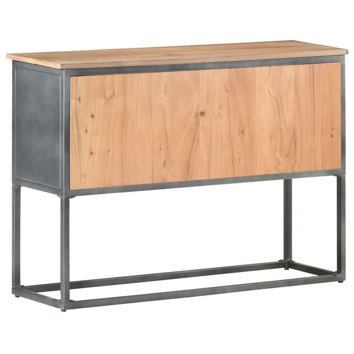 Servantă, 100x30x70 cm, gri, lemn masiv de acacia - WALTI WALTI
