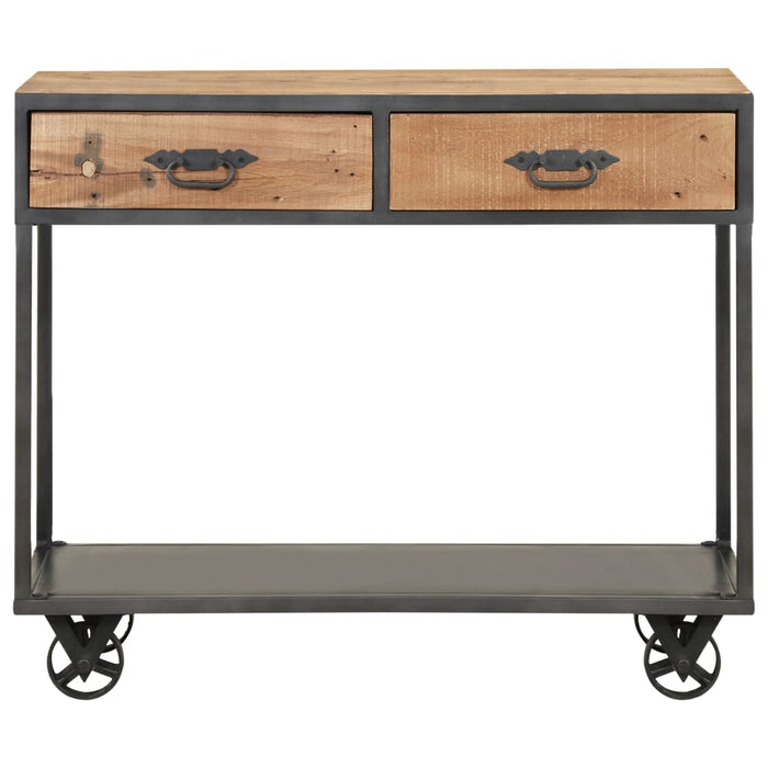 Masă consolă, 90x35x74 cm, lemn masiv reciclat - WALTI WALTI