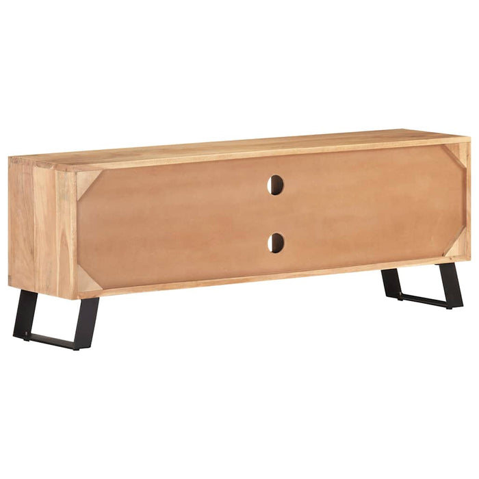 Comodă TV, 120x30x42 cm, lemn masiv acacia cu margini vii WALTI