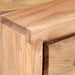 Masă consolă, 100x35x76 cm, lemn masiv acacia, margini vii - WALTI WALTI