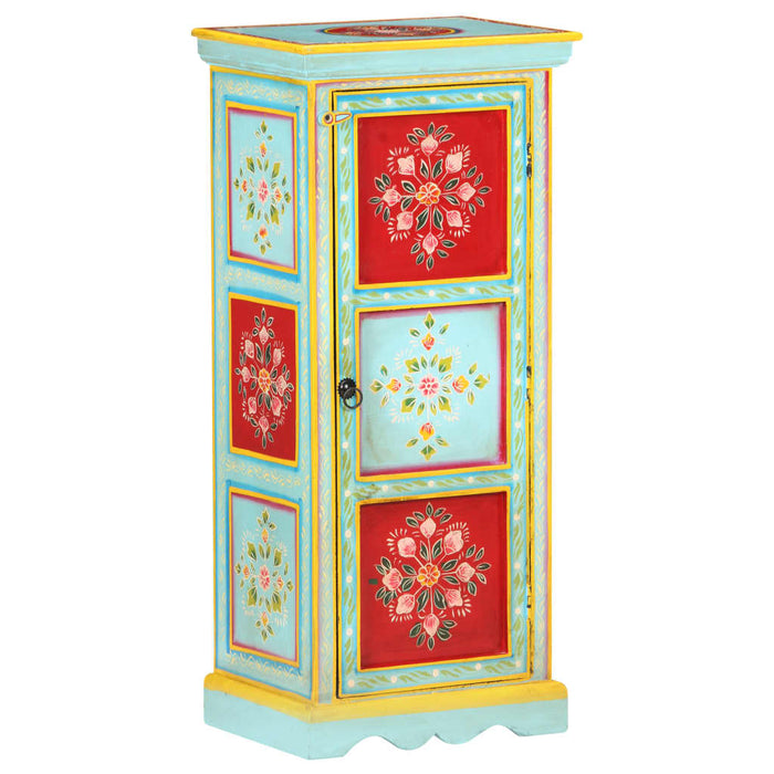 Dulap înalt vopsit manual, 40x30x90 cm, lemn masiv de mango - WALTI WALTI