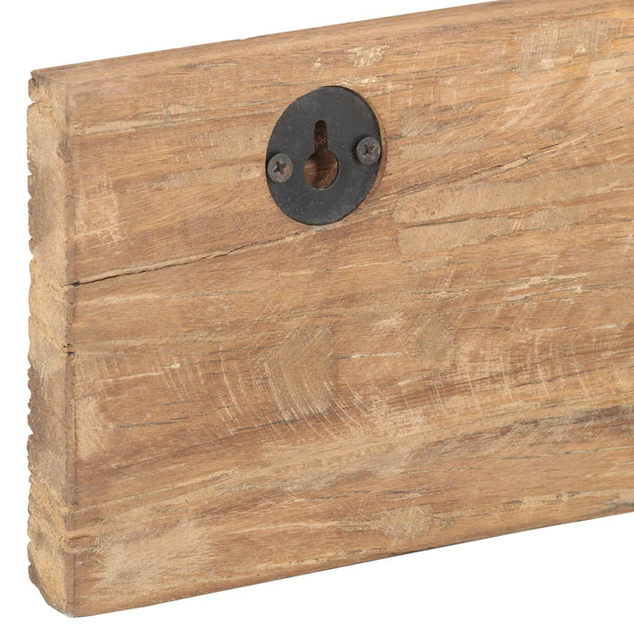 Cuier de hol cu 5 cârlige, 100x2,5x15 cm, lemn masiv reciclat - WALTI WALTI