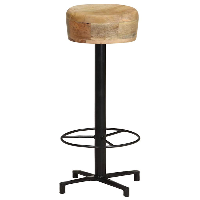 Scaune de bar, 2 buc., 76 cm, lemn masiv de mango WALTI