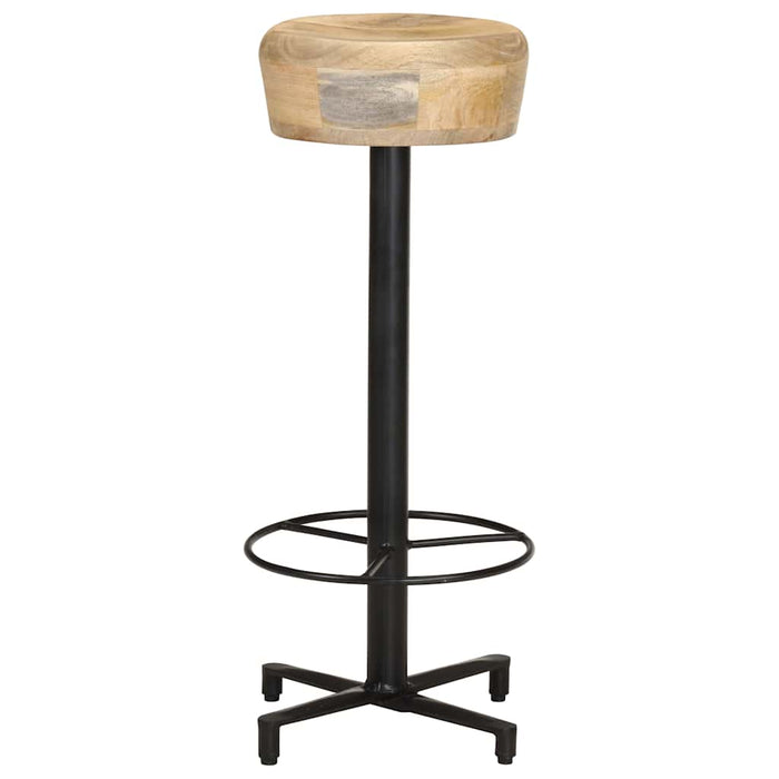 Scaune de bar, 2 buc., 76 cm, lemn masiv de mango WALTI