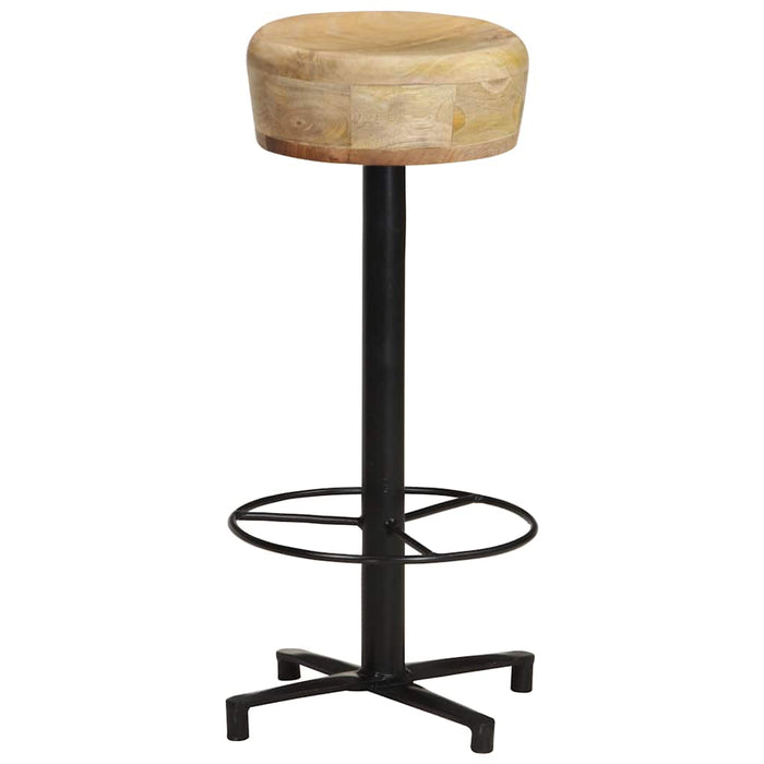 Scaune de bar, 2 buc., 76 cm, lemn masiv de mango WALTI