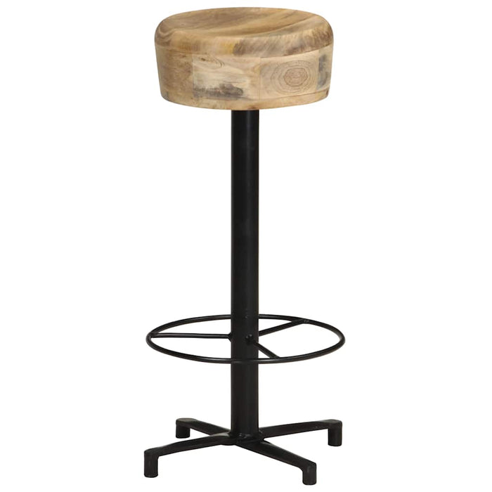 Scaune de bar, 2 buc., 76 cm, lemn masiv de mango WALTI