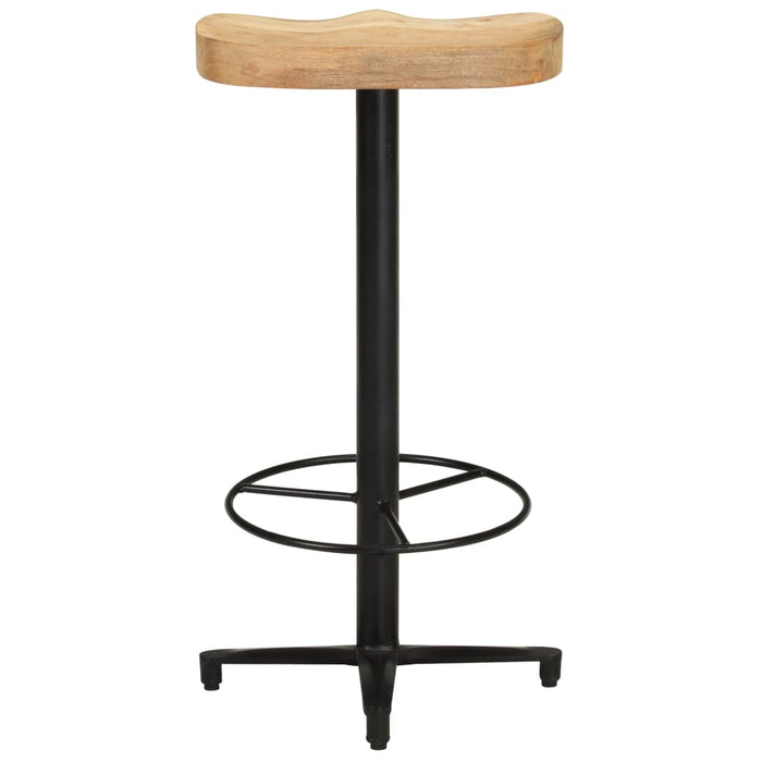 Scaune de bar, 2 buc., 76 cm, lemn masiv de mango - WALTI WALTI