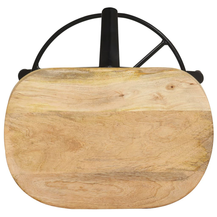 Scaune de bar, 2 buc., 76 cm, lemn masiv de mango - WALTI WALTI