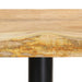 Scaune de bar, 2 buc., 76 cm, lemn masiv de mango - WALTI WALTI