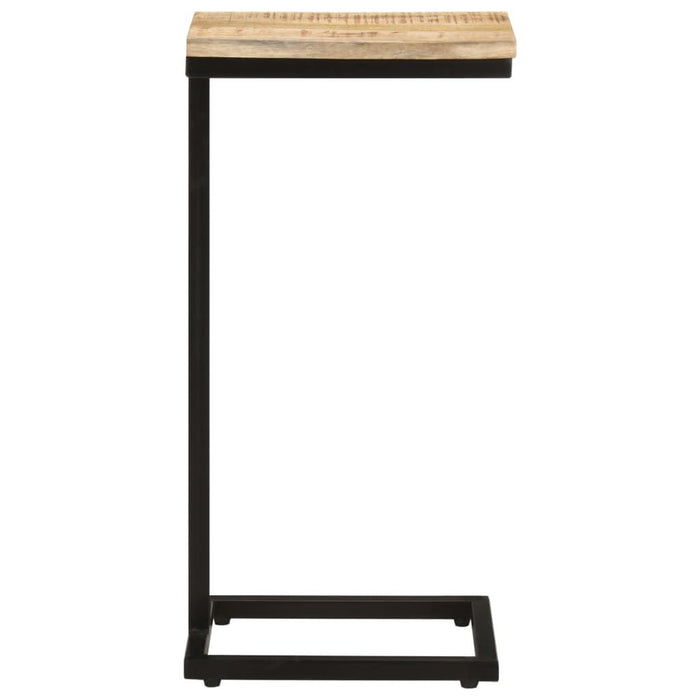Mese laterale, 2 buc. 31,5x24,5x64,5 cm lemn de mango nefinisat - WALTI WALTI