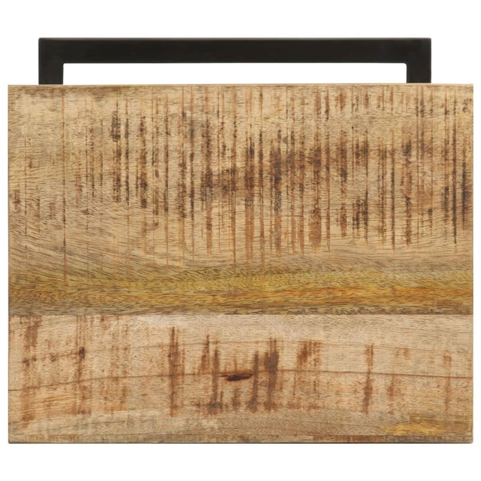 Mese laterale, 2 buc. 31,5x24,5x64,5 cm lemn de mango nefinisat - WALTI WALTI