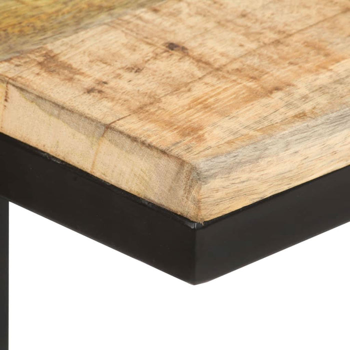 Mese laterale, 2 buc. 31,5x24,5x64,5 cm lemn de mango nefinisat - WALTI WALTI