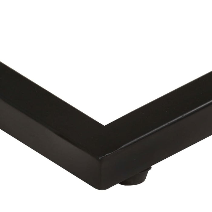 Mese laterale, 2 buc. 31,5x24,5x64,5 cm lemn de mango nefinisat - WALTI WALTI
