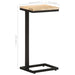 Mese laterale, 2 buc. 31,5x24,5x64,5 cm lemn de mango nefinisat - WALTI WALTI