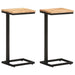 Mese laterale, 2 buc., 31,5x24,5x64,5 cm, lemn masiv de acacia - WALTI WALTI