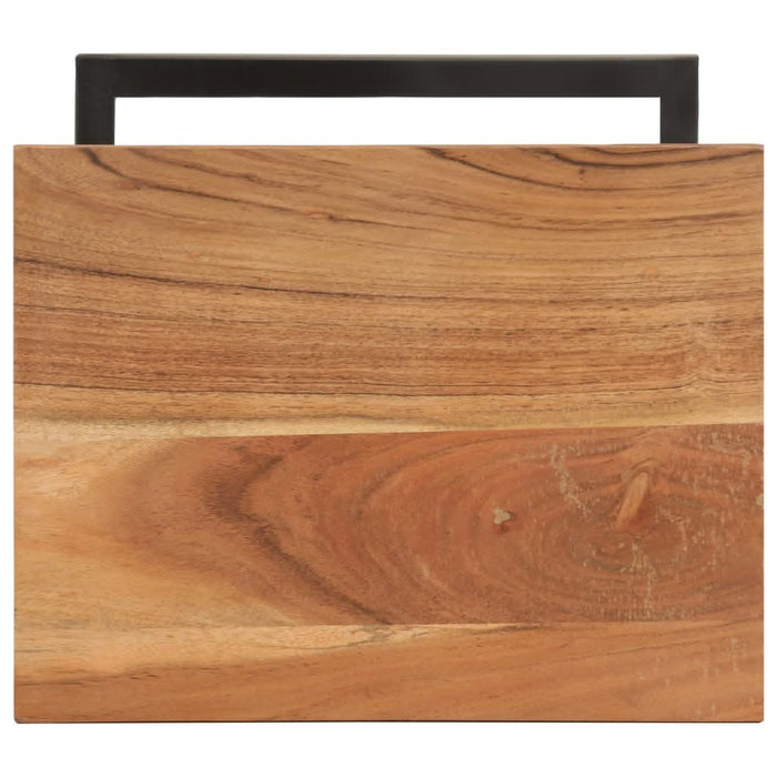 Mese laterale, 2 buc., 31,5x24,5x64,5 cm, lemn masiv de acacia - WALTI WALTI