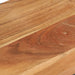 Mese laterale, 2 buc., 31,5x24,5x64,5 cm, lemn masiv de acacia - WALTI WALTI