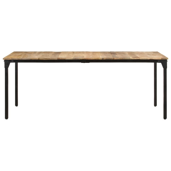 Masă de bucătărie, 200x100x76 cm, lemn de mango nefinisat WALTI