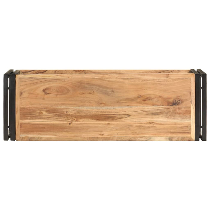 Comodă TV, 90x30x40 cm, lemn masiv de acacia - WALTI WALTI