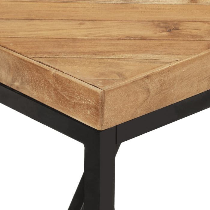 Masă de bucătărie 120x60x76 cm lemn masiv de acacia/mango WALTI