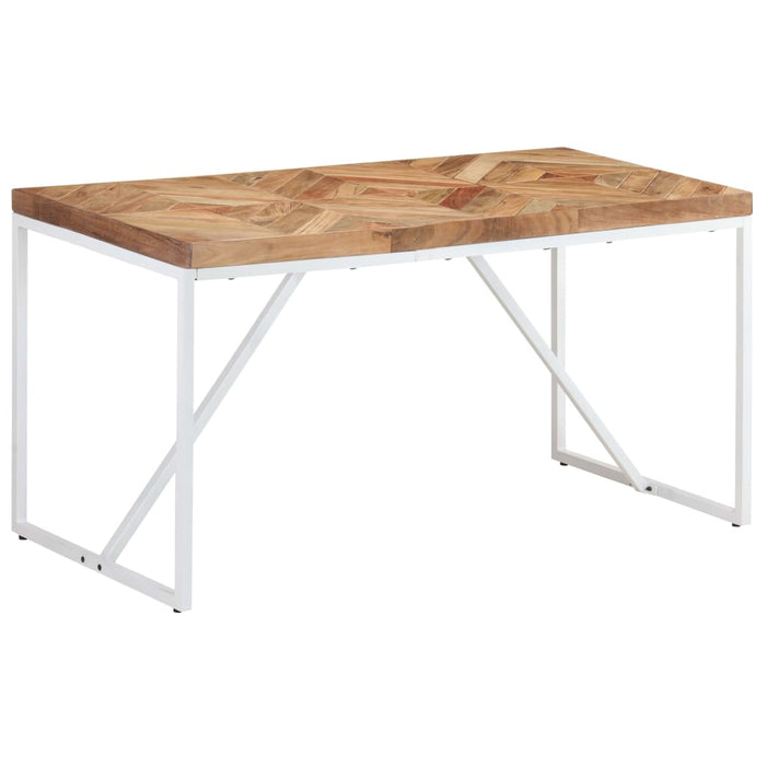 Masă de bucătărie, 140x70x76 cm, lemn masiv acacia/mango - WALTI WALTI