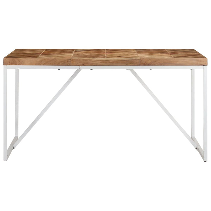 Masă de bucătărie, 140x70x76 cm, lemn masiv acacia/mango - WALTI WALTI