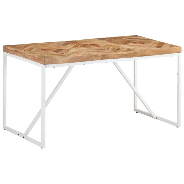 Masă de bucătărie, 140x70x76 cm, lemn masiv acacia/mango - WALTI WALTI
