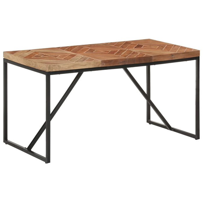 Masă de bucătărie, 140x70x76 cm, lemn masiv acacia/mango - WALTI WALTI