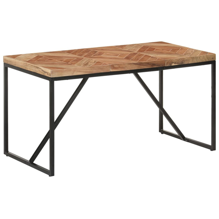 Masă de bucătărie, 140x70x76 cm, lemn masiv acacia/mango - WALTI WALTI