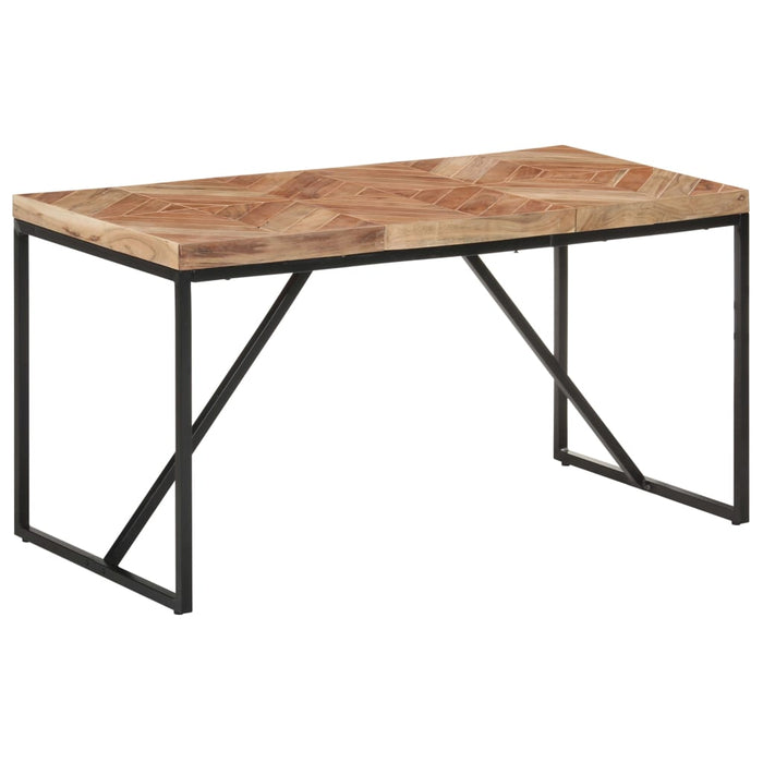 Masă de bucătărie, 140x70x76 cm, lemn masiv acacia/mango - WALTI WALTI