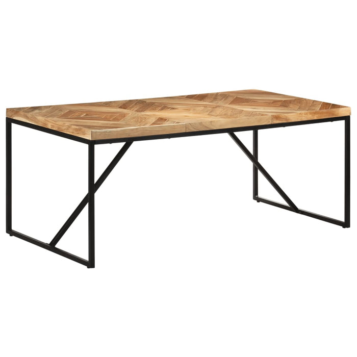 Masă de bucătărie, 180 x 90 x 76 cm, lemn masiv acacia/mango WALTI