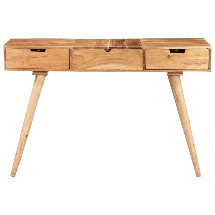 Masă de toaletă cu oglindă, 112x45x76 cm, lemn masiv acacia - WALTI WALTI
