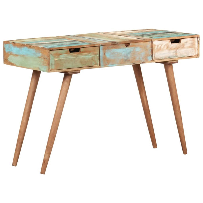 Masă de toaletă cu oglindă, 112x45x76 cm, lemn masiv reciclat - WALTI WALTI