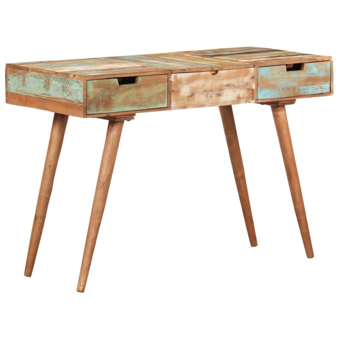 Masă de toaletă cu oglindă, 112x45x76 cm, lemn masiv reciclat - WALTI WALTI