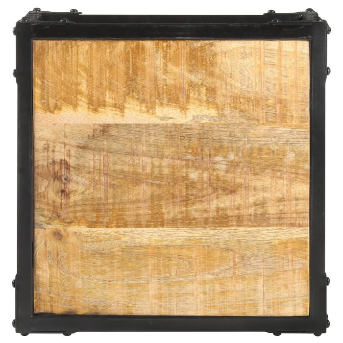 Măsuță de cafea, 40 x 40 x 36, lemn masiv de mango nefinisat WALTI