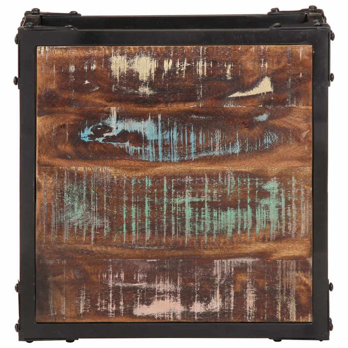Măsuță de cafea, 40 x 40 x 36, lemn masiv de reciclat WALTI