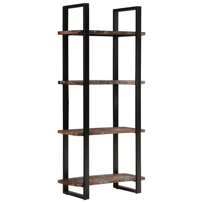Bibliotecă cu 4 rafturi, 80 x 40 x 180 cm, lemn masiv reciclat WALTI