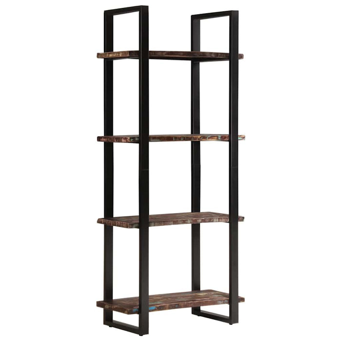 Bibliotecă cu 4 rafturi, 80 x 40 x 180 cm, lemn masiv reciclat WALTI