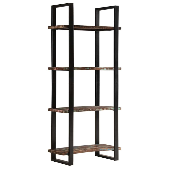 Bibliotecă cu 4 rafturi, 80 x 40 x 180 cm, lemn masiv reciclat WALTI