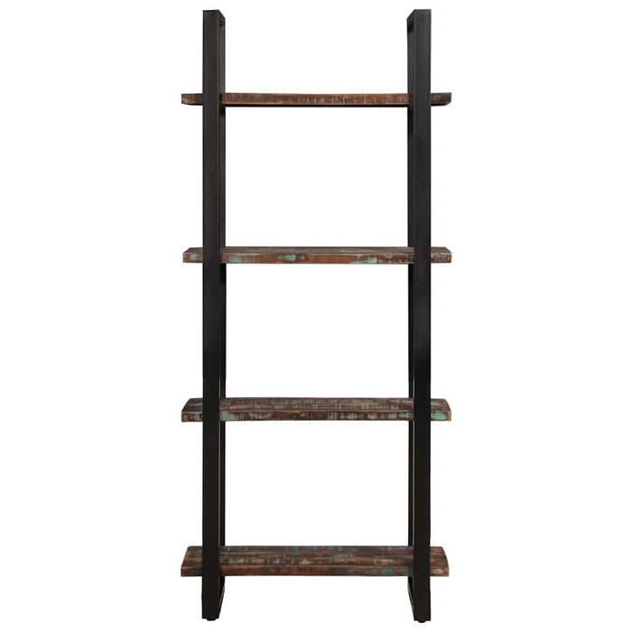Bibliotecă cu 4 rafturi, 80 x 40 x 180 cm, lemn masiv reciclat WALTI