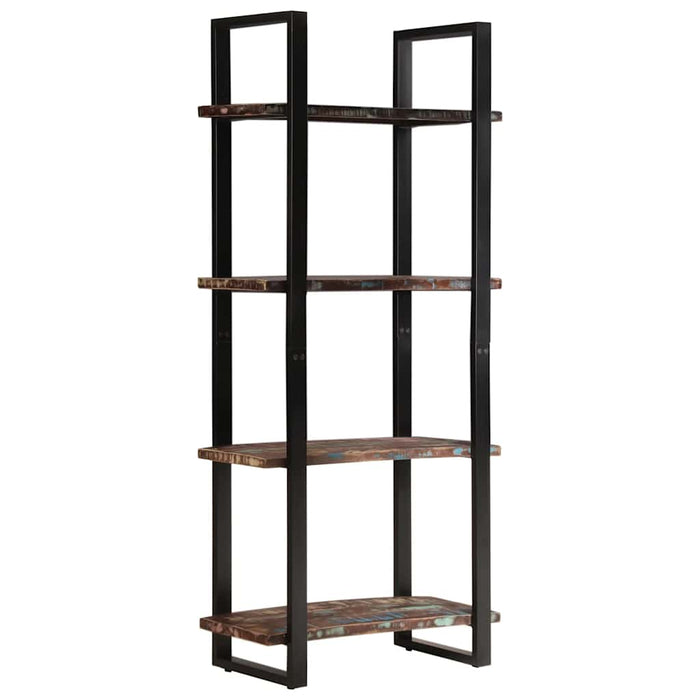 Bibliotecă cu 4 rafturi, 80 x 40 x 180 cm, lemn masiv reciclat WALTI