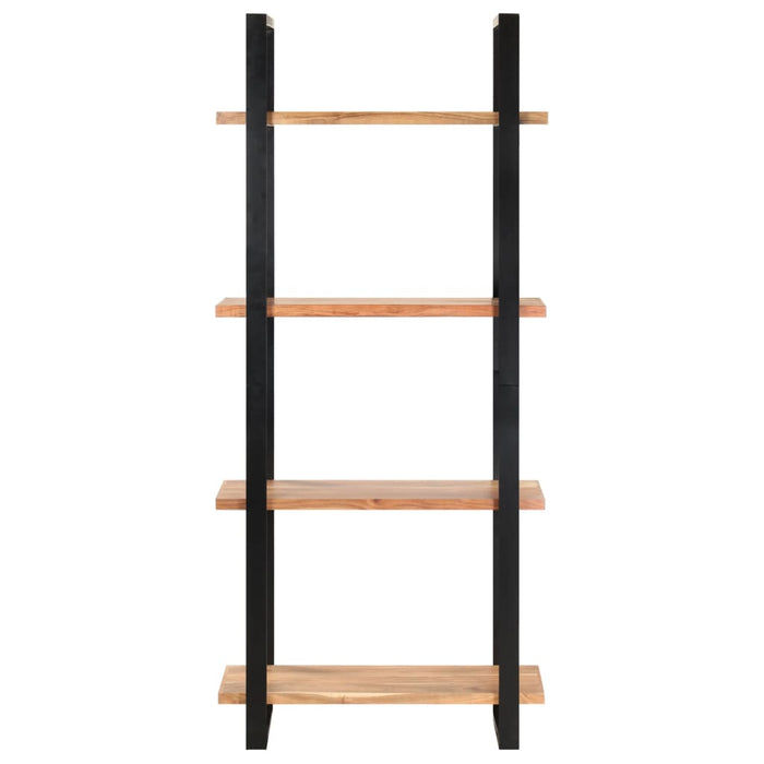 Bibliotecă cu 4 rafturi, 80 x 40 x 180 cm lemn masiv de acacia WALTI
