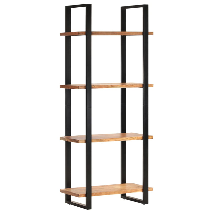 Bibliotecă cu 4 rafturi, 80 x 40 x 180 cm lemn masiv de acacia WALTI