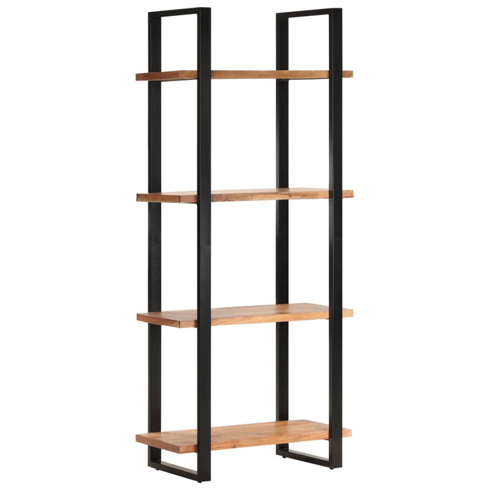 Bibliotecă cu 4 rafturi, 80 x 40 x 180 cm lemn masiv de acacia WALTI