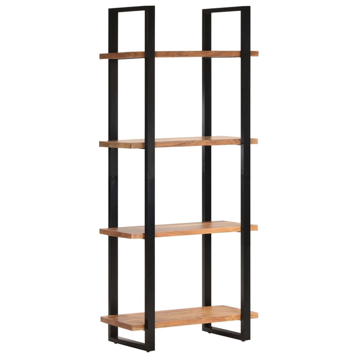 Bibliotecă cu 4 rafturi, 80 x 40 x 180 cm lemn masiv de acacia WALTI