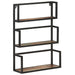 Raft de perete, 60x20x85 cm, lemn masiv reciclat - WALTI WALTI