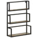 Raft de perete, 60x20x85 cm, lemn masiv reciclat - WALTI WALTI