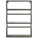Raft de perete, 60x20x85 cm, lemn masiv reciclat - WALTI WALTI