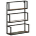 Raft de perete, 60x20x85 cm, lemn masiv reciclat - WALTI WALTI